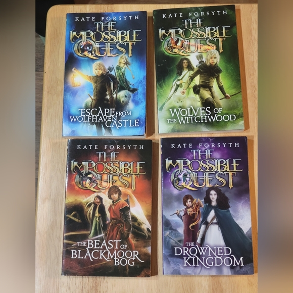 The Impossible Quest Series Books Lot of 4 PB books by Kate Forsyth #1-4 VG Cond - Picture 1 of 12